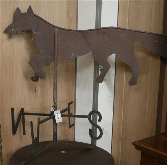 A weather vane, W.113cm